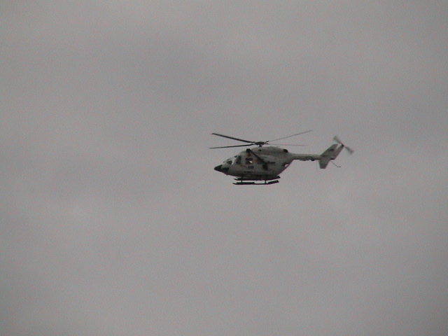 La nuova pista di atterraggio degli elicotteri